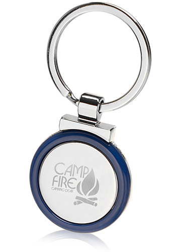 Color Accent Metal Keychains