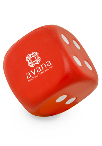 Dice Shaped Stress Balls