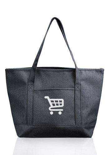Dungaree Pocket Heathered Tote Bags