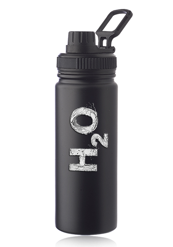 Houston 23 oz. Stainless Steel Water Bottle with Carrying Handle
