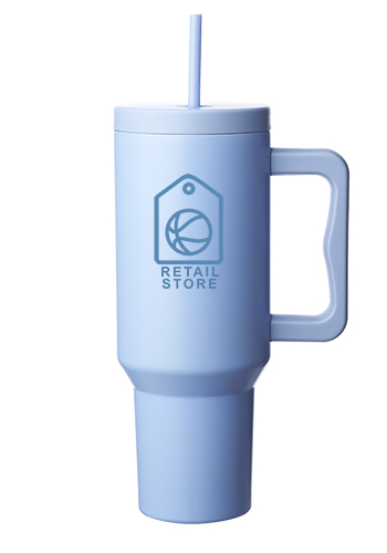 Madison 40 oz Tumbler with Handle and Straw Lid - Image 4