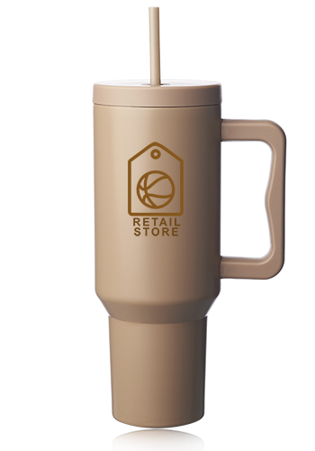 Madison 40 oz Tumbler with Handle and Straw Lid - Image 5