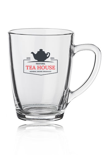 Nadir 10 oz. Tarsila Glass Coffee Mugs
