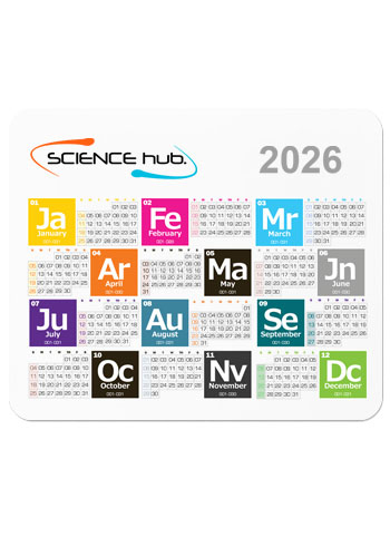 Periodic Table Calendar Mouse Pads