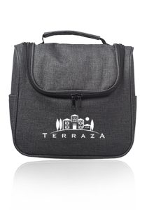 Road Trip Heathered Toiletry Bags