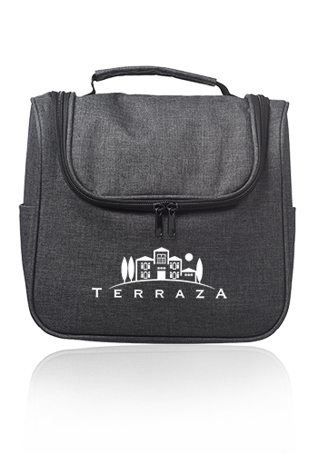 Road Trip Heathered Toiletry Bags