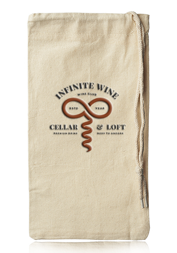 Seeley Cotton Drawstring Wine Bags