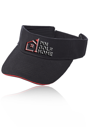 Solid Color Brushed Cotton Sandwich Visors