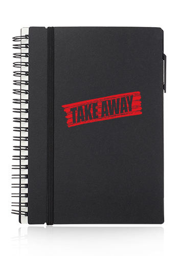 Spiral Notebooks with Elastic Closure