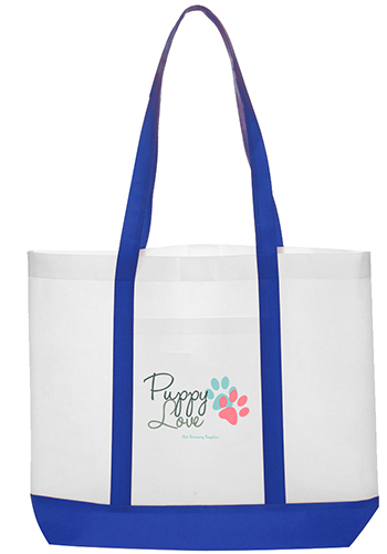 Trim Color Non-Woven Tote Bags