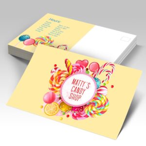 Foil-Embellished Postcards
