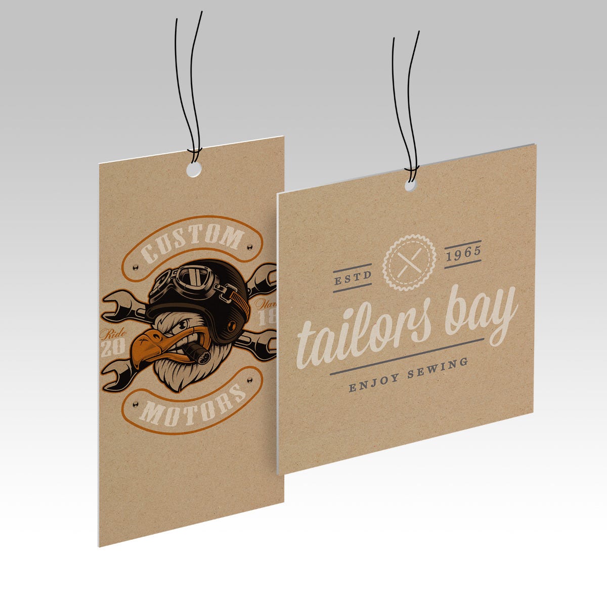 Brown Kraft Hang Tags - Image 2