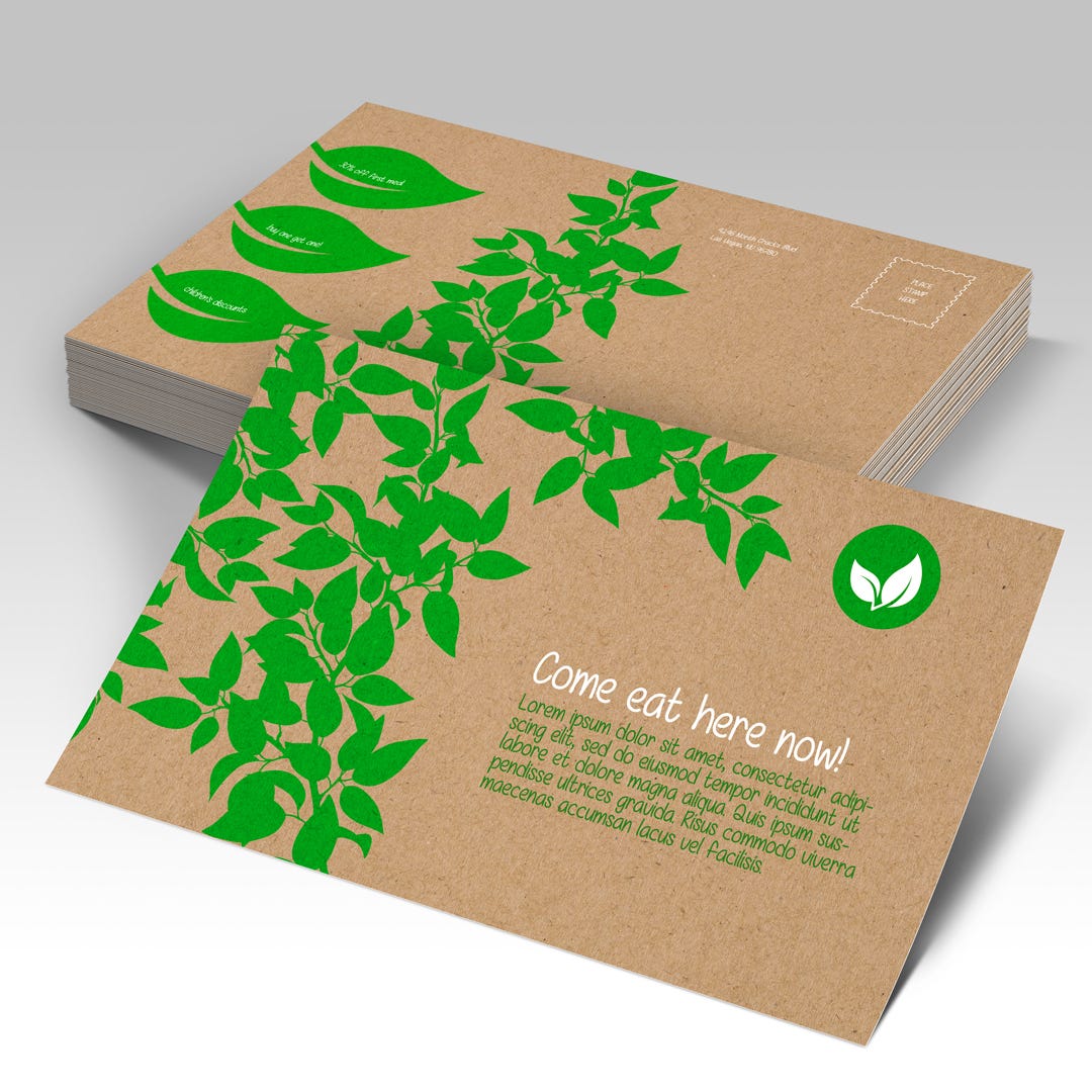 Brown Kraft Postcards - Image 2