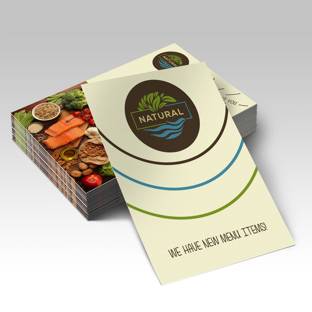 Natural Announcement Cards - Image 2