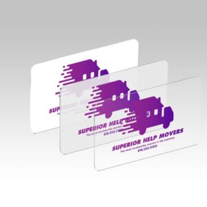 Frosted Plastic Business Cards