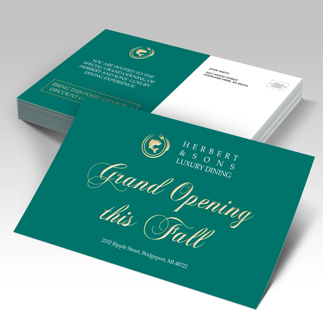 Raised Foil Postcards - Image 2