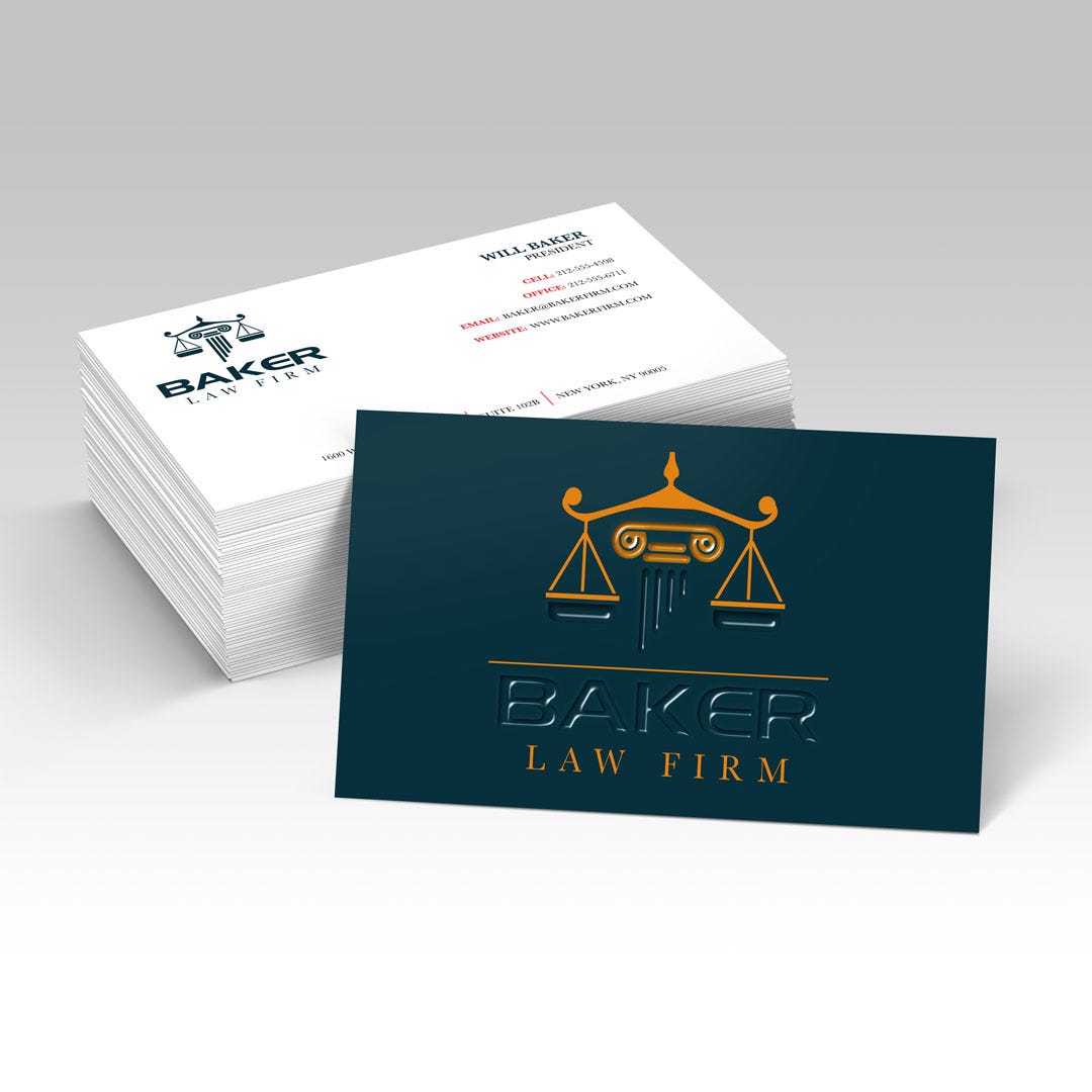 Raised Spot UV Business Cards - Image 2