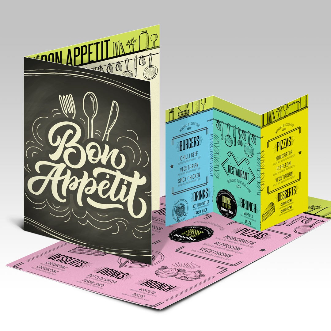 Natural Round-Corner Announcement Cards - Image 2
